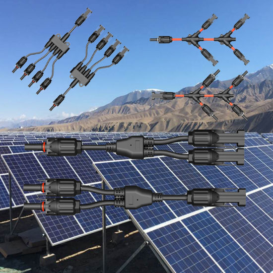 Solar photo-voltaic power generation cable assembly